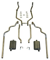 83004 1963-64 Full-Size Ford Exhaust System 352 & 390 CID Dual Turbo