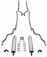 83020 1963-64 Full-Size Ford 2 in. Exhaust System Hardtop