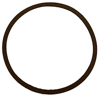 ACG001 1964-81 Corvette Gasket, Air Cleaner-To-Carb