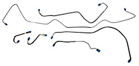 FBL715S 1968 Chevrolet Chevelle Front Brake Line Set [Stainless Steel]