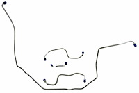 FBL914S 1970-73 Chevrolet Corvette Front Brake Line Set [Stainless Steel]