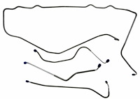 FBL917 1975 & 1976-1982 Chevrolet Corvette Front Brake Line Set