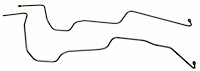 FCL600S 1963-65 Falcon Transmission Oil Cooler Lines [Stainless Steel]