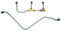 GLK912S 1968-1969 Corvette Gas Lines (Pump-To-Carb), Stainless Steel