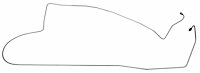 MLB003 1964-1966 Ford Mustang Brake Lines (Front To Rear Of Car)