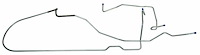 MLG006 1971-1973 Ford Mustang Long Gas Lines, Pump-To-Tank