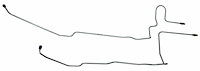 MOL005 1966 Ford Mustang Transmission Oil Cooler Line