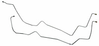 MOL009 1971-1973 Ford Mustang Transmission Oil Cooler Line