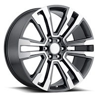 Replica DN2 229-6139-31 GMF 2018 Denali Wheel [Size: 22" x 9"] Finish: Gun Metal Machined Face