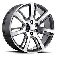 Replica ESV 229-6139-31 GMF Escalade Platinum Wheel [Size: 22" x 9"] Finish: Gun Metal Machined Face