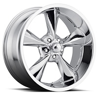 B/G Rod Works OS 780-5114-06 C Old School Wheel [Size: 17" x 8"] Finish: Chrome