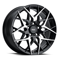 PAS 880-5003-45 GBMF Paso Wheel [Size: 18" x 8"] Finish: Gloss Black w/Machined Face