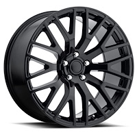 Replica PER 990-5114-45 GB Mustang Performance Wheel [Size: 19" x 9"] Finish: Gloss Black