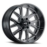G-FX TM6 210-6139N24 GBM TM6 Wheel [Size: 20" x 10"] Finish: Gloss Black Milled