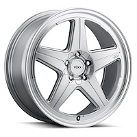 NES 775-5008-40 SML Nesso Wheel [Size: 17" x 7.5"] Silver w/ Machined Lip Finish