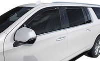 In-Channel Side Window Deflectors GMC Yukon, Cadillac Escalade