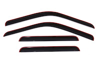 In-Channel Side Window Deflectors 1999-2013 F250/F350/F450/F550 Super Duty Crew Cab