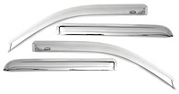 CHROME VENTVISOR-4PC WINDOW