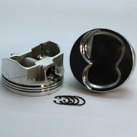 K1-3256-4155 FX-Series Dish Top Piston Set for 1962-2001 Small Block Ford 289-302, 4.155 in. Bore, -13cc Volume [Stroker]