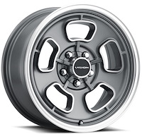 148-5761SGMF6 148 Series Wheel [Size: 15" x 7"] Satin Grey Machined Face/Lip Finish