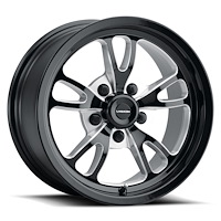 149-7861B0 149 Series Wheel [Size: 17" x 8"] Gloss Black Milled Spoke Finish
