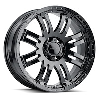 375-6881GB-6 375 Series Wheel [Size: 16" x 8"] Gloss Black Finish