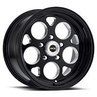 561-5461B-19 561 Series Wheel [Size: 15" x 4"] Gloss Black w/ Milled Windows Finish