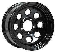 85H5765NS 85 Soft 8 Wheel [Size: 15" x 7"] Gloss Black Finish