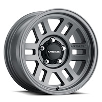 355-7973SG-12 355 Series Wheel [Size: 17" x 9"] Satin Grey Finish