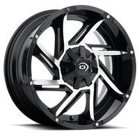 422Z2958GBMF12 422 Series Wheel [Size: 20" x 9"] Gloss Black Machined Face Finish