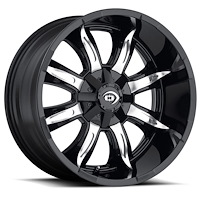 423H2958GBMF12 423 Series Wheel [Size: 20" x 9"] Gloss Black Machined Face Finish