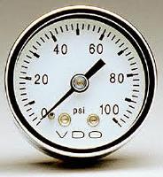 0-100 psi Chrome