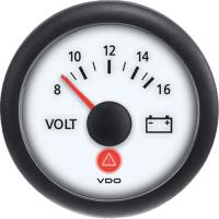 Viewline Ivory Voltmeter Gauge Range: 8-16V