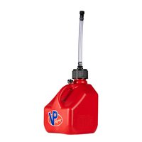 4163-CA Red Square 3 Gallon Motorsport Container W/ Deluxe Hose