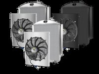 Aluminum Radiator for 1938 Chevy Car [Black Aluminum]