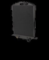 Aluminum Radiator for 1932 Ford Car Chevy [Black Aluminum]