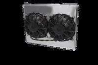 Aluminum Fan and Shroud Assembly for 1982-93 Chevy S-10 [Satin Aluminum]