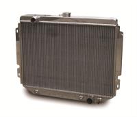 Direct-Fit Satin Aluminum Radiator [1966-1967 Chevy Chevelle] Small Block/Big Block V8