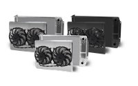 Aluminum Radiator for 1966-67 Chevelle [Black Aluminum]