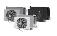 Aluminum Radiator for 1966-67 Chevelle [Black Aluminum]