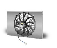 Aluminum Fan and Shroud Assembly for 1966-67 Chevelle [Satin Aluminum]