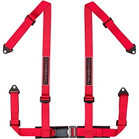 44007B 2 in. Harness Belt, 4-Point, Bolt-In [Red]