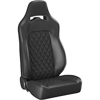 44901BPR Trailcat Reclining Seats [Black Vinyl Black Diamond Stitch]