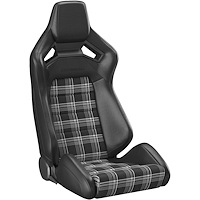 55013PR RRX Reclining Seats [Black Vinyl/White Plaid]