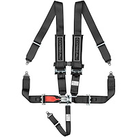 LL53001B 3 in. Harness Belt, 5-Point, Latch & Link, Bolt-In [Black]