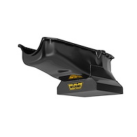 Fabricated Oil Pan Kit for 1958-1979 Chevy Small Block Drag Racing [7 QT, Black Painted]