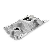 Street Warrior Aluminum Intake Manifold Small Block Chevy 262-400 with Vortec L31 Heads