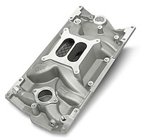 Street Warrior Aluminum Intake Manifold Kit Small Block Chevy 262-400 with Vortec L31 Heads