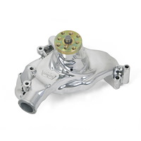 9242P Action +Plus Aluminum Water Pump for Big Block Chevy, Long [Polished Finish]