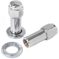 Chrome Mag Shank Lug Nuts 7/16" x 20 RH Closed End